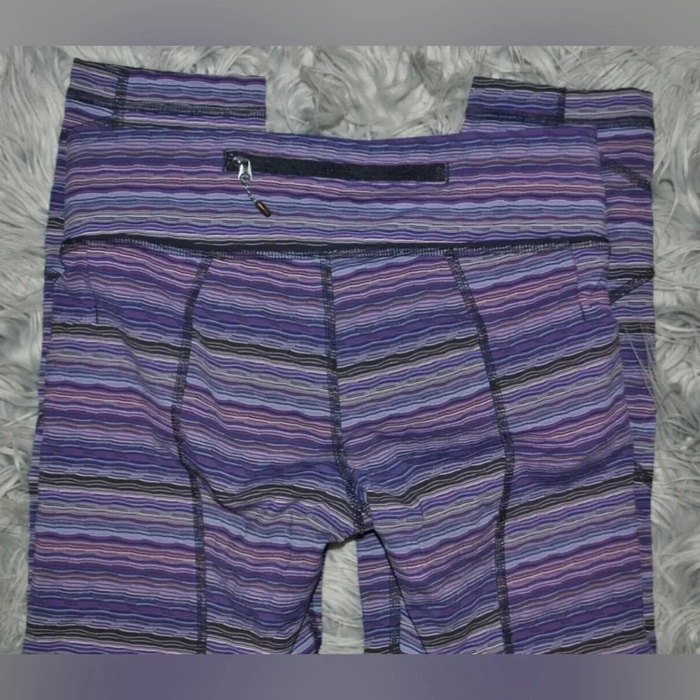 LULULEMON Pace Rival Crop Space Dye Twist Cropped Legging size 6 Excellent